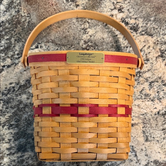 Longaberger Handbags - Longaberger Christmas Collection 1998 Edition Glad Tidings Basket.